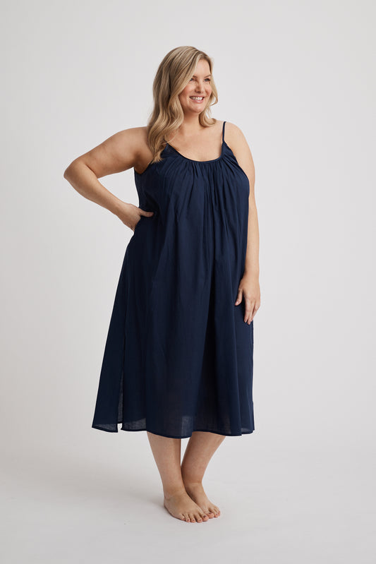 Hank & Hera - Leilani - Nightdress - Long - Navy